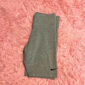 NIKE Athletic Grey Biker Shorts